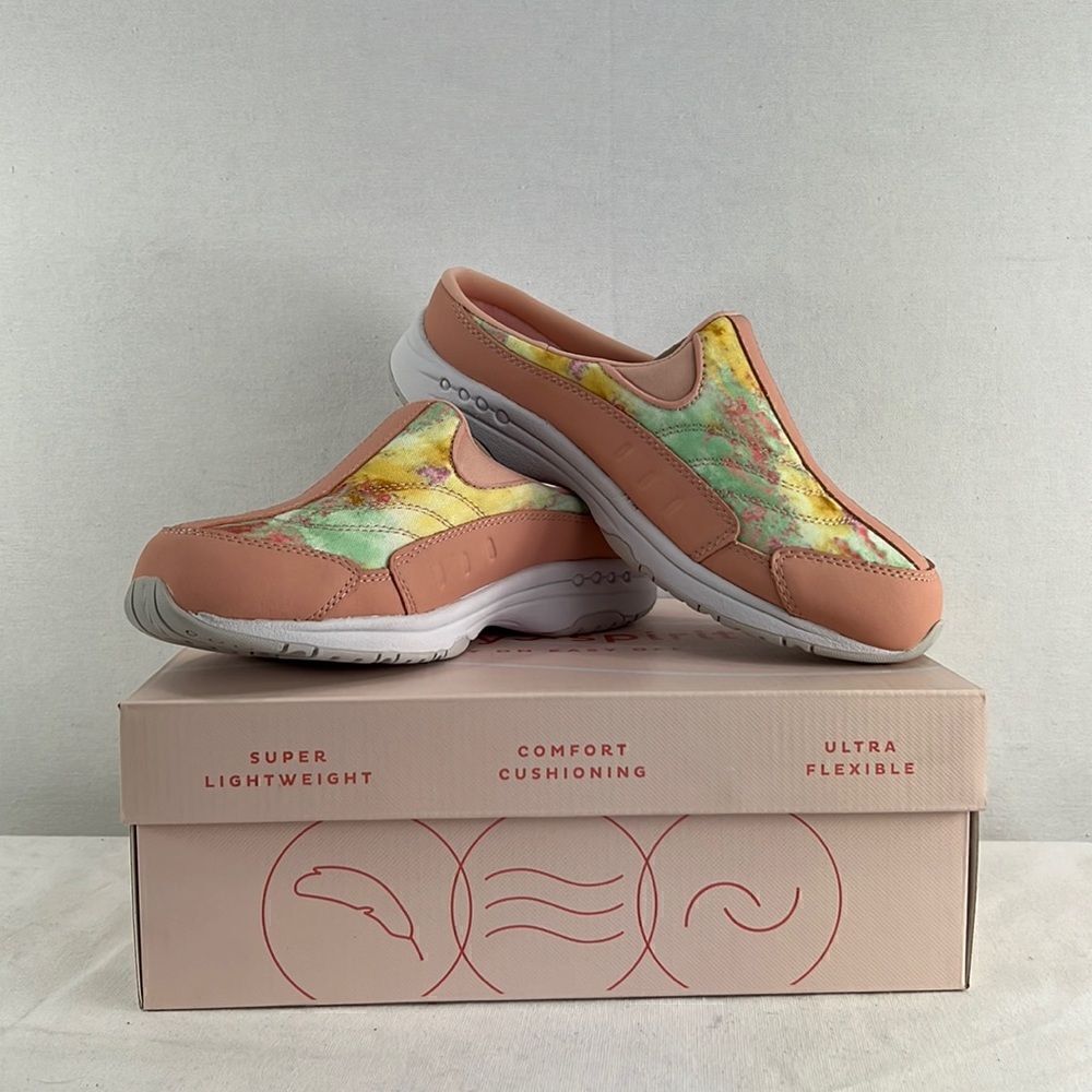 Easy Spirit TravelTime Slip-On Shoes- Medium Pink 660- Size 6.5 M- NIB